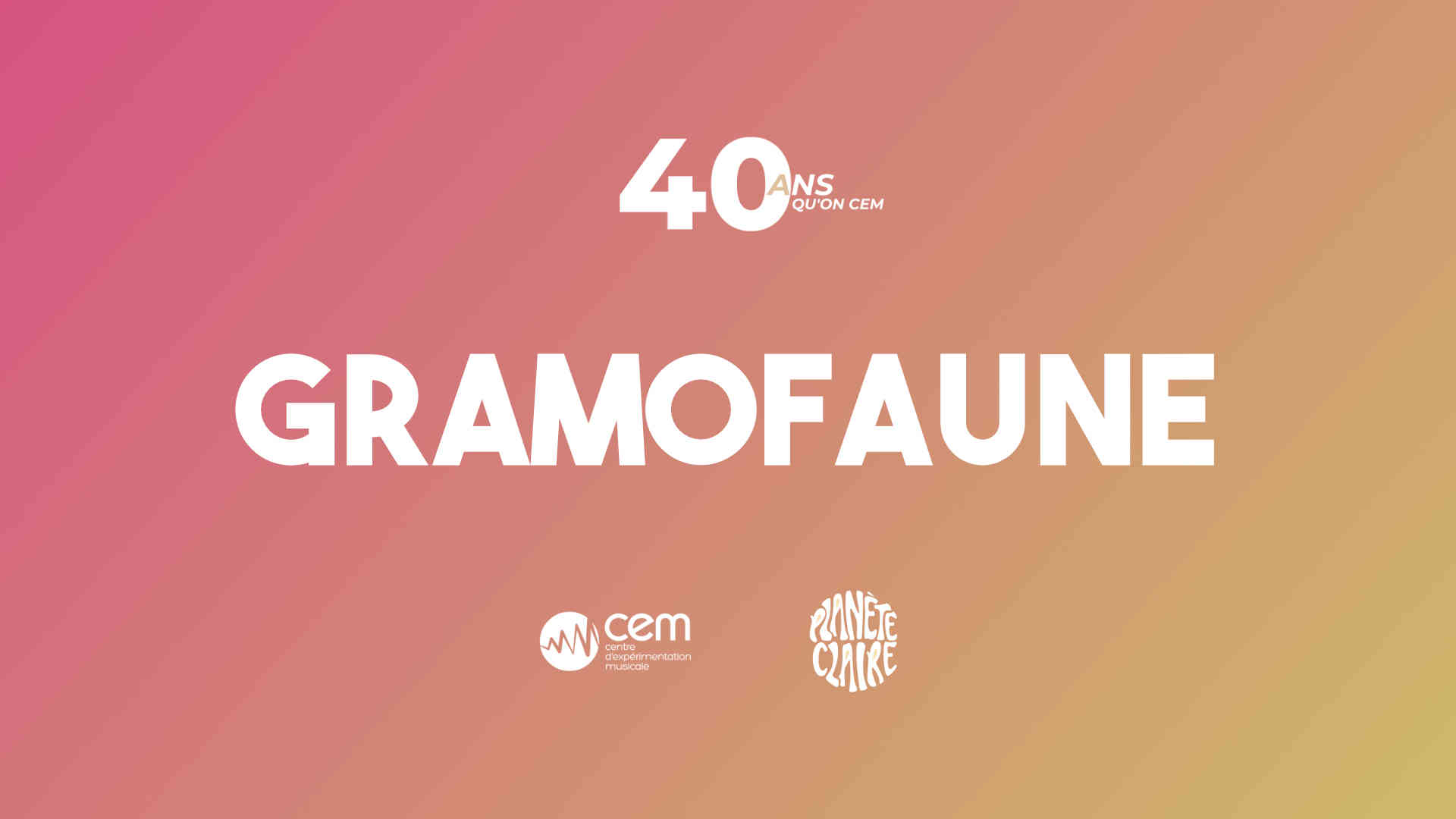 40e Gramofaune