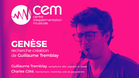 Genèse, de Guillaume Tremblay
