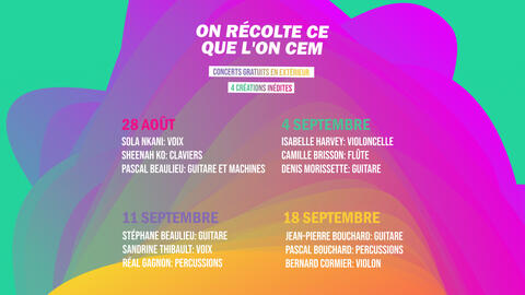 Récoltes 2020