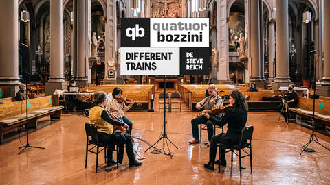 Le Quatuor Bozzini interprète Different trains de Steve Reich
