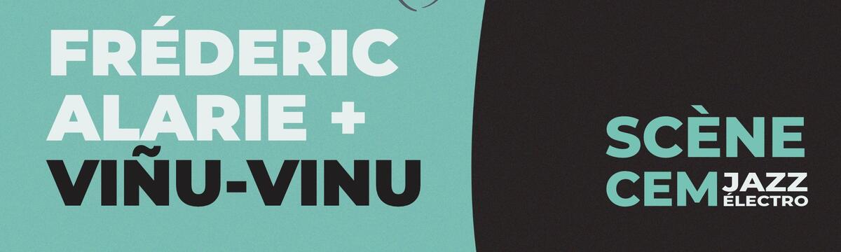 Affiche - Frédéric Alarie + Vinu-vinu (FJBS 2020)